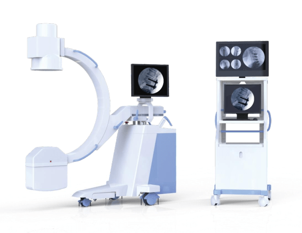 C-arm mobile(Arceau opératoire chirurgical avec I.I.)